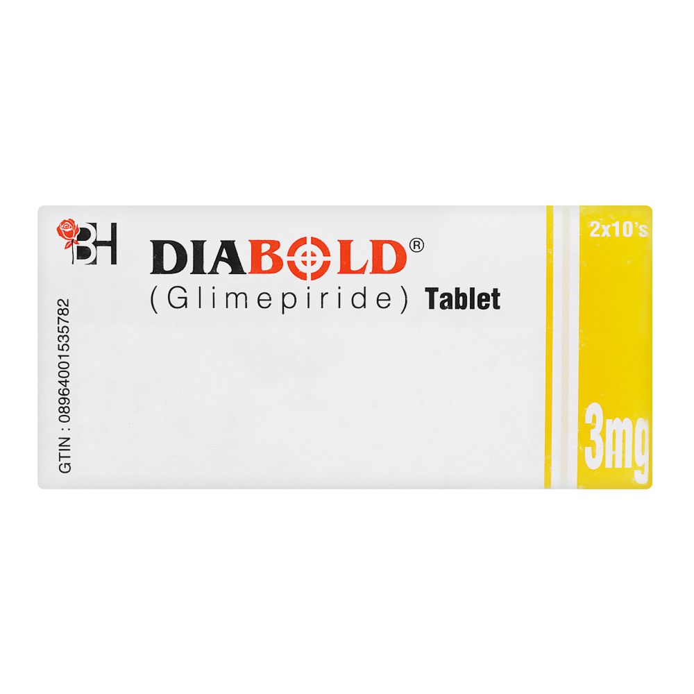 Barrett Hodgson Diabold Tablet, 3mg, 20-Pack product image 2 - Mamasjan