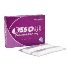 Shaigan Pharmaceuticals Esso Capsules, 40mg, 14-Pack product image - Mamasjan
