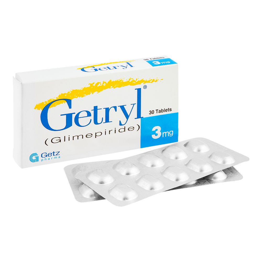 Getz Pharma Getryl Tablet, 3mg, 30-Pack product image - Mamasjan