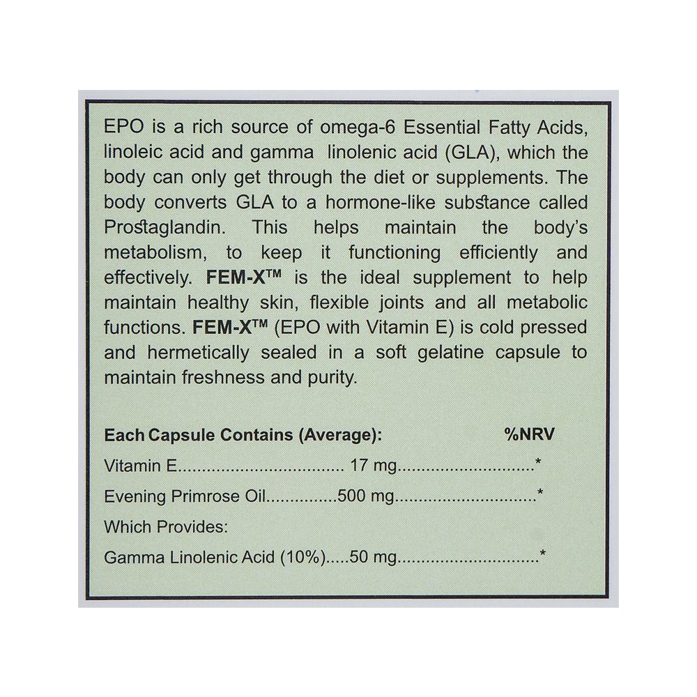 Nutra Zone Healthcare Fem-X Capsule, 30-Pack product image 3 - Mamasjan