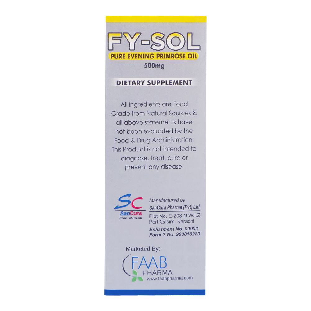 SanCura Pharma FY-Sol Dietary Supplement Capsule, 500mg, 30-Pack product image 4 - Mamasjan