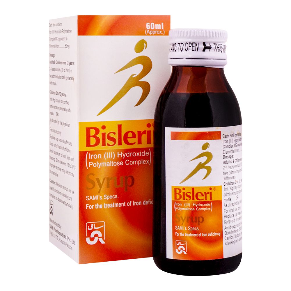 Sami Pharmaceuticals Bisleri Syrup, 60ml product image - Mamasjan