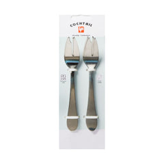 CAKE FORK COCKTAIL RUBY 6 PC SET Default Title - MamasJan Crockery