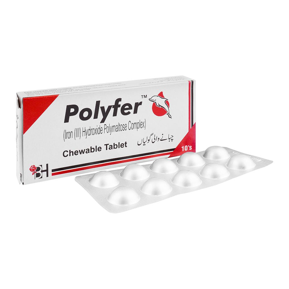 Barrett Hodgson Polyfer Chewable Tablet, 10-Pack product image - Mamasjan