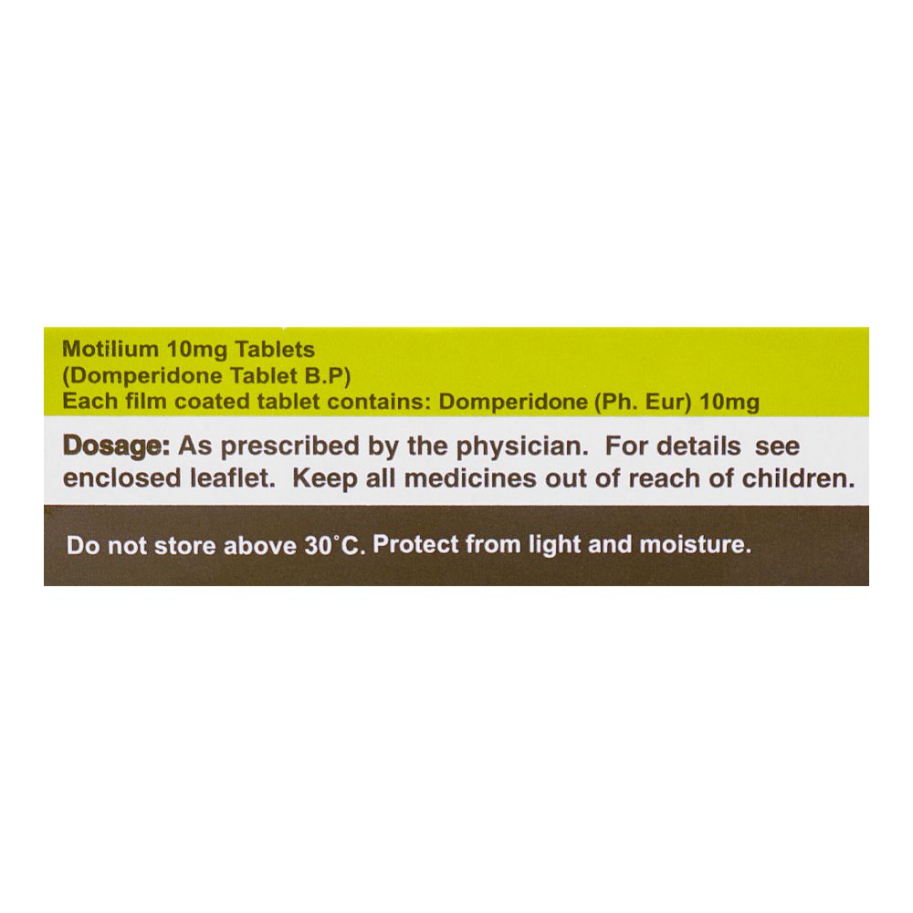 Aspin Pharma Motilium Tablet, 10mg, 1-Strip product image 4 - Mamasjan
