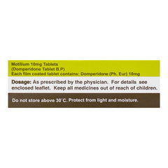 Aspin Pharma Motilium Tablet, 10mg, 1-Strip product image 4 - Mamasjan