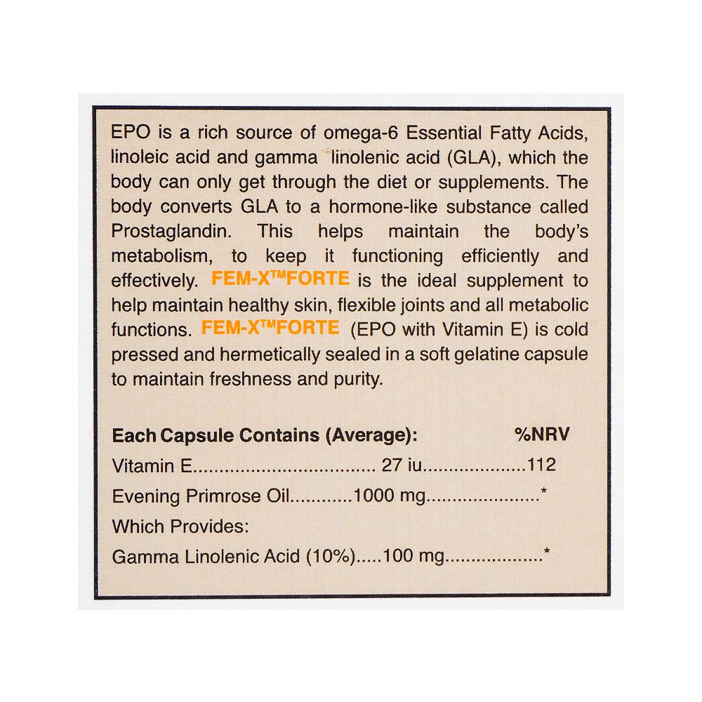 Nutra Zone Healthcare Fem-X Forte Cap. 30-Pack product image 3 - Mamasjan
