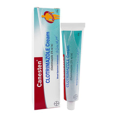 Bayer Pharmaceuticals Canesten Clotrimazole Cream, 20g product image - Mamasjan