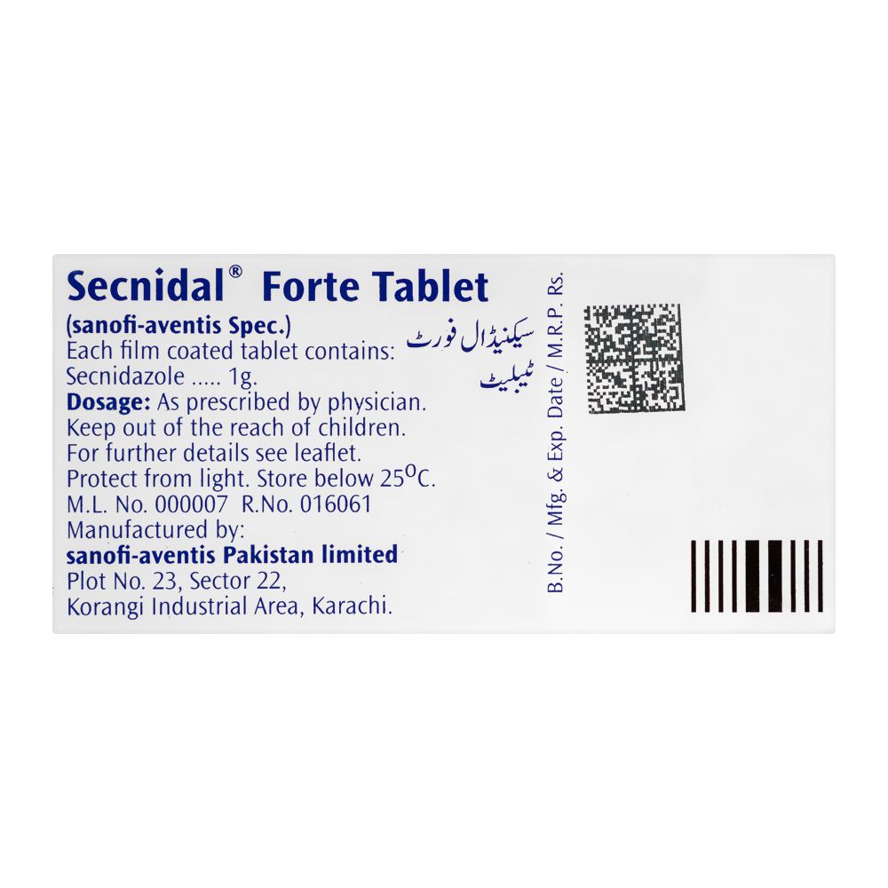 Secnidal Forte Tablet, 2-Pack product image 2 - Mamasjan