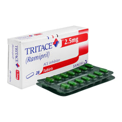 Tritace Tablet, 2.5mg, 28-Pack product image - Mamasjan