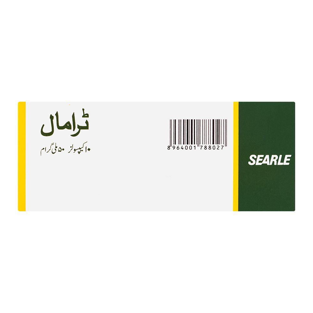 Searle Tramal Capsule, 50mg, 10-Pack product image 2 - Mamasjan