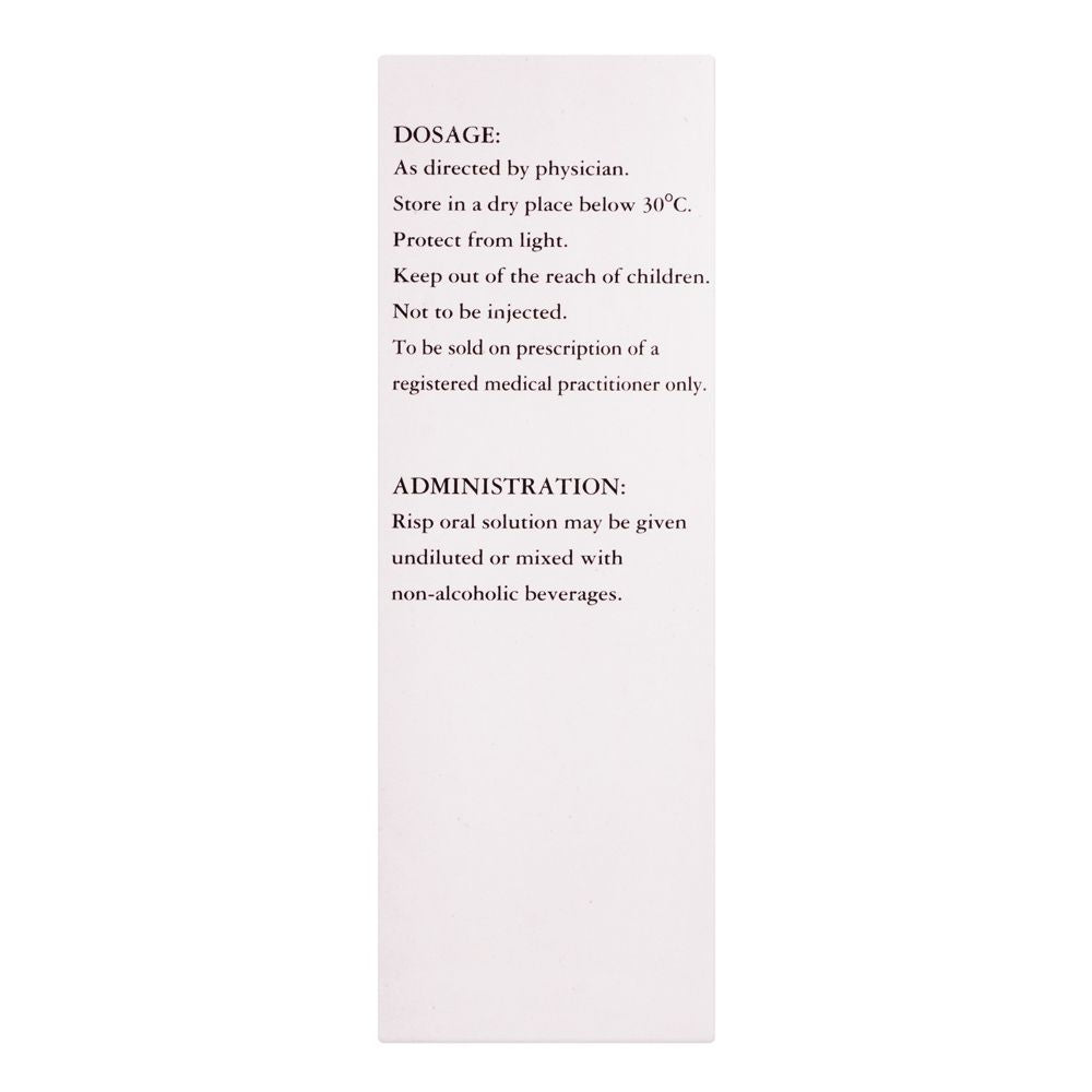 Adamjee Pharmaceuticals Risp Oral Solution, 30ml product image 2 - Mamasjan