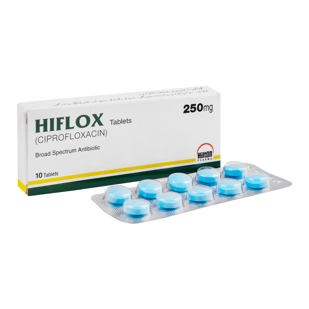 Hilton Pharma Hiflox Tablet, 250mg, 10-Pack product image - Mamasjan