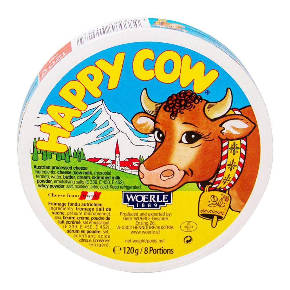 HAPPY COW CHEESE 8 PORTIONS 120 GM Default Title - MamasJan Grocery
