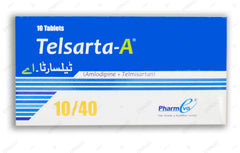 Telsarta A Tablets 10mg/40mg (1 Box = 1 Strip)(1 Strip = 10 Tablets)
