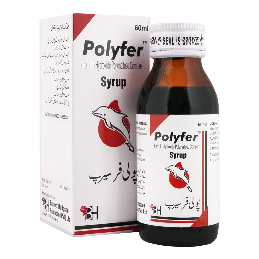 Barrett Hodgson Polyfer Syrup, 60ml product image - Mamasjan