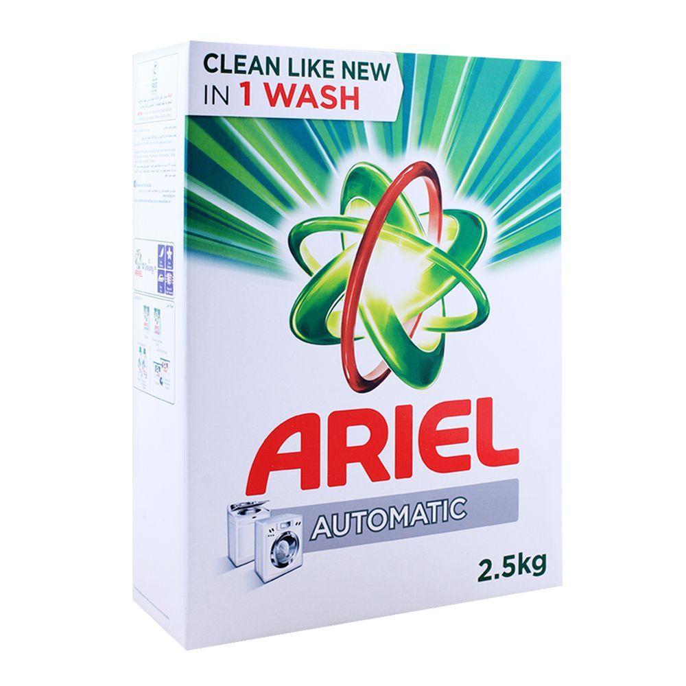 ARIEL WASHING POWDER AUTOMATIC 2.5 KG BASIC Default Title - MamasJan Grocery Nonfood
