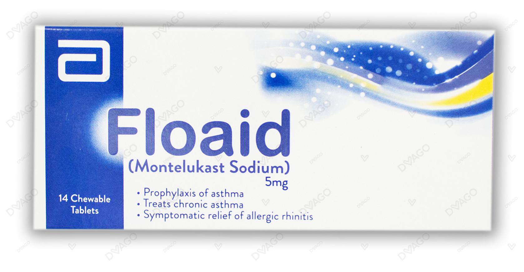 Floaid Chewable Tablets 5mg (1 Box = 2 Strips)(1 Strip = 7 Tablets)