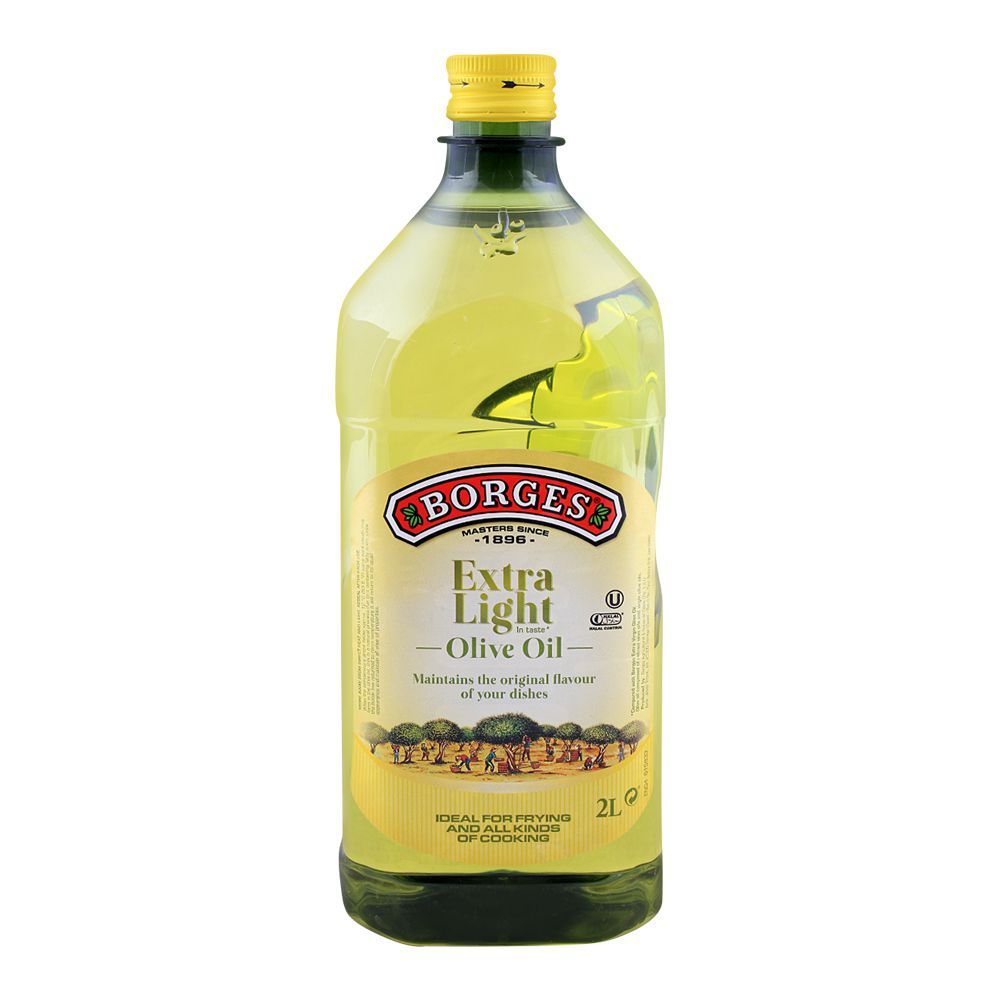 BORGES EXTRA LIGHT OLIVE OIL BOTTLE 2 LTR Default Title - MamasJan Grocery