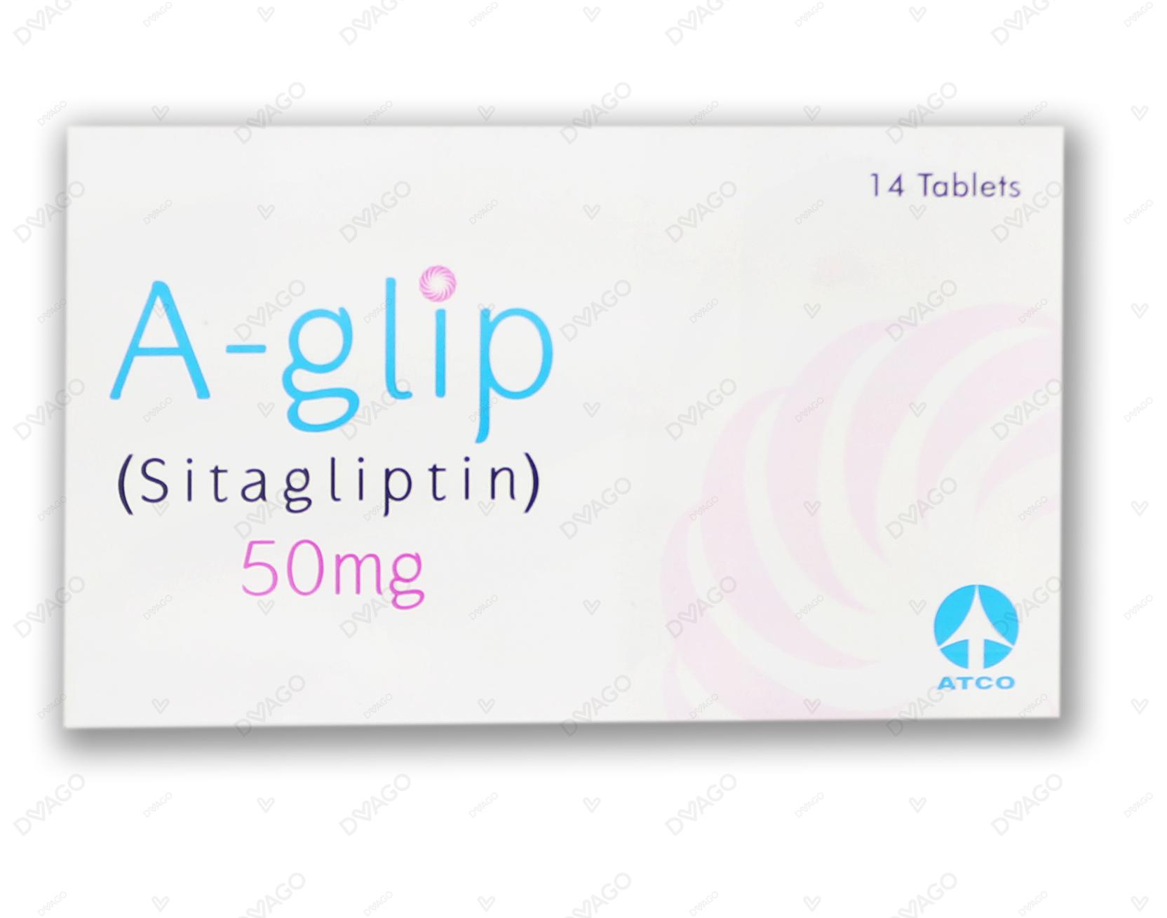 A-glip Tablets 50mg (1 Box = 14 Tablets)