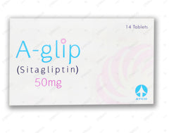 A-glip Tablets 50mg (1 Box = 14 Tablets)