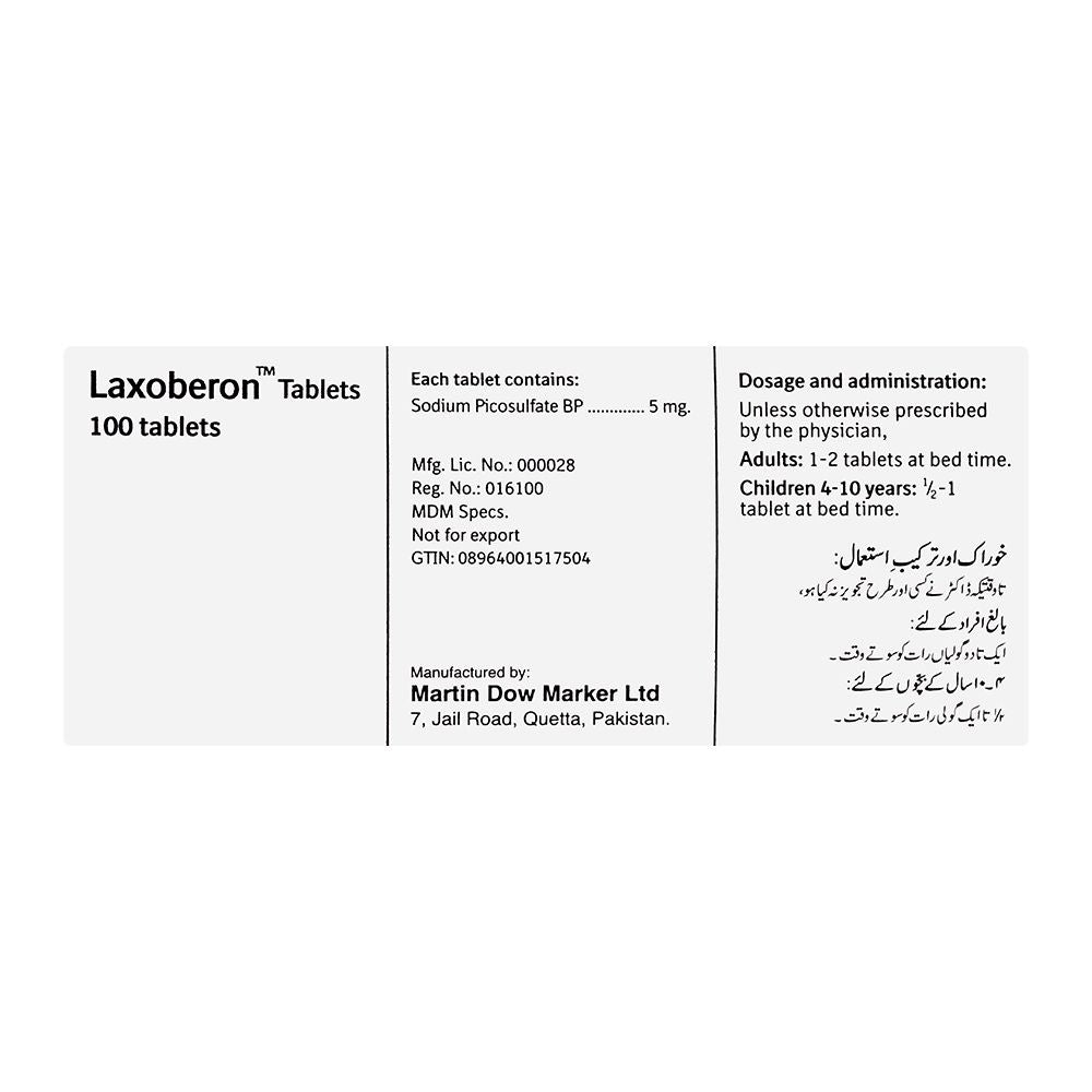 Martin Dow Laxoberon Tablet, 1-Strip product image 2 - Mamasjan