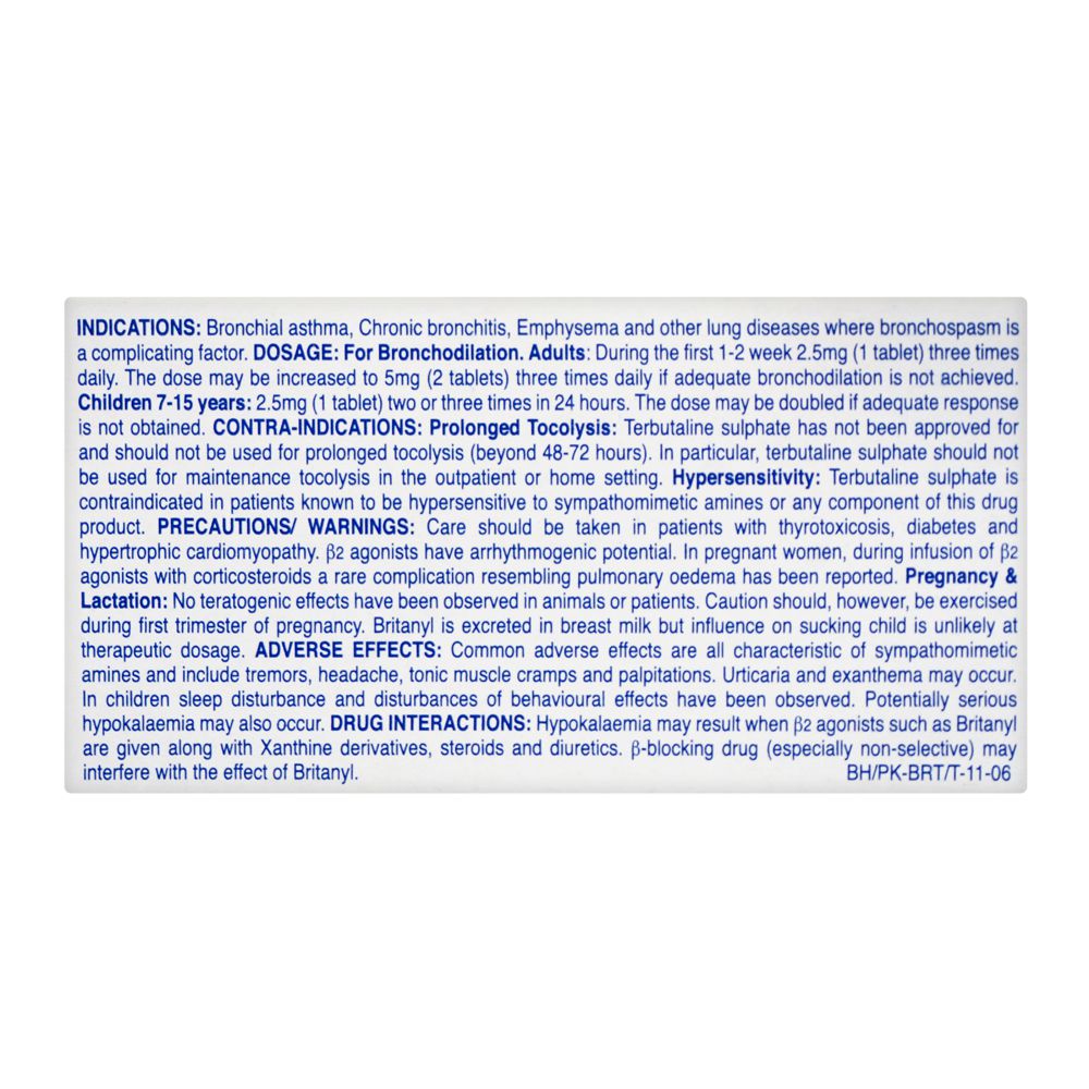 Barrett Hodgson Britanyl Tablet, 1-Strip product image 5 - Mamasjan
