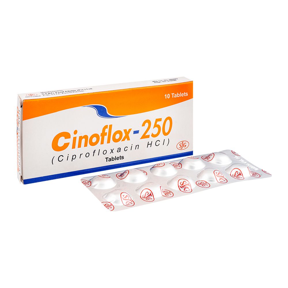 S.J. & G. Cinoflox Tablet, 250mg, 10-Pack product image - Mamasjan