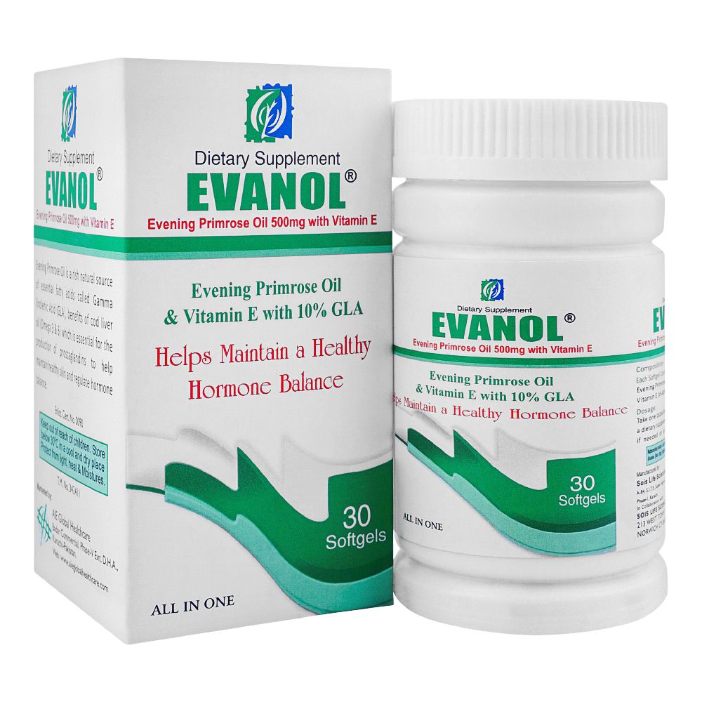 AIE Global Healthcare Evanol Capsule, 30-Pack product image - Mamasjan