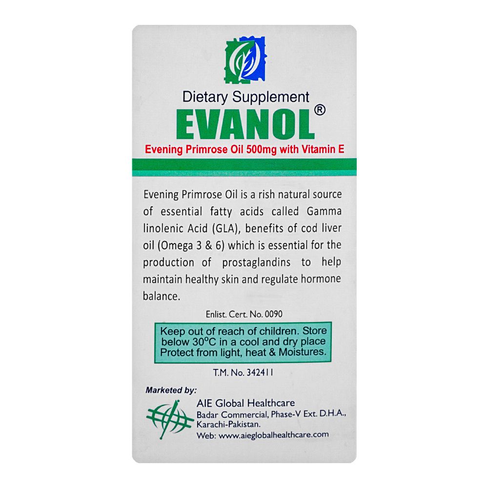 AIE Global Healthcare Evanol Capsule, 30-Pack product image 2 - Mamasjan