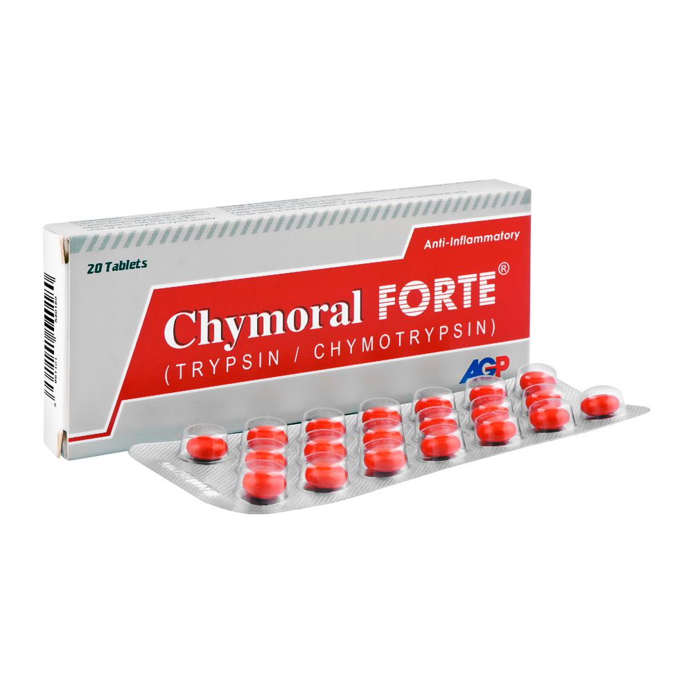 AGP Pharma Chymoral Forte Tablet, Anti-Inflammatory, 20-Pack product image - Mamasjan