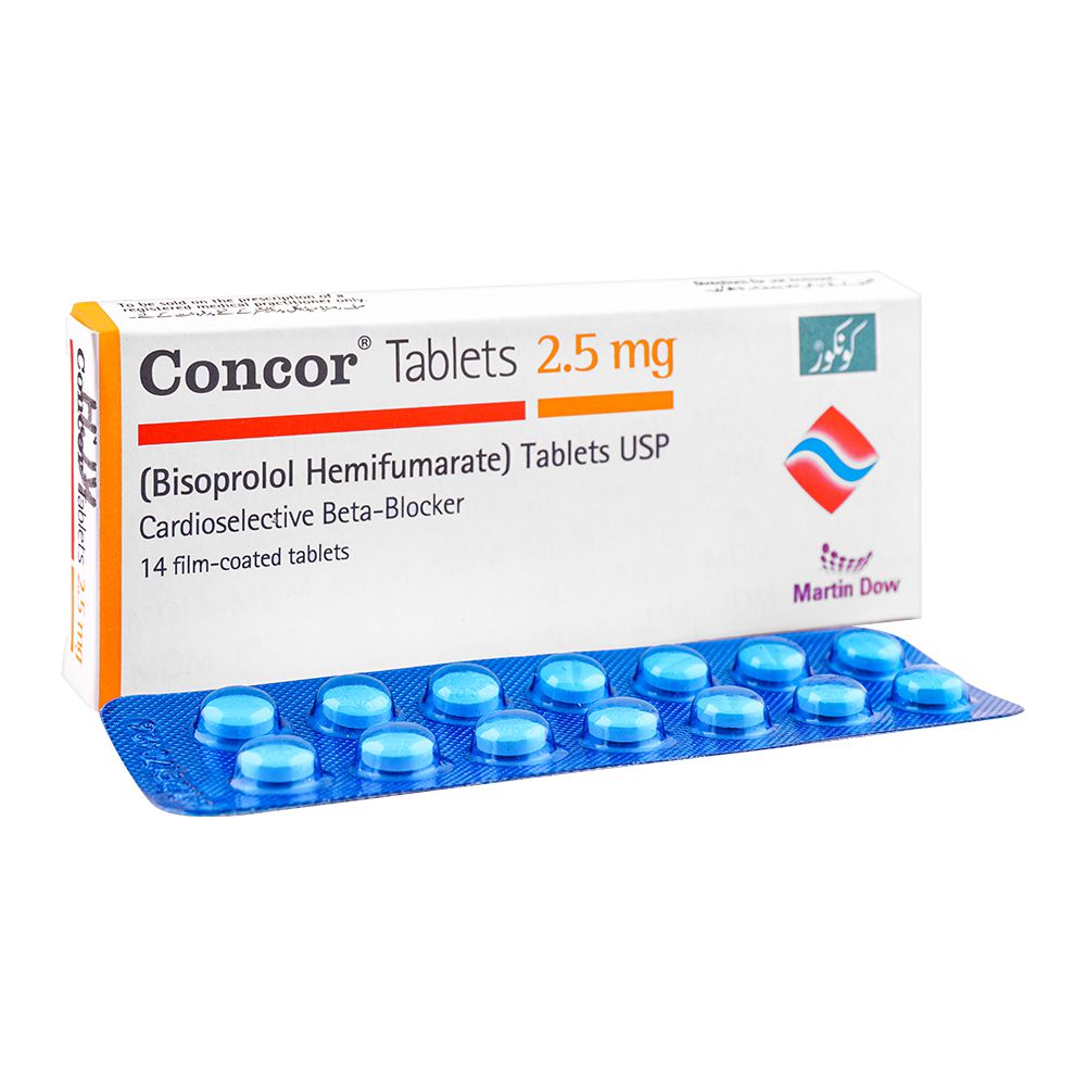 Martin Dow Concor Tablet, 2.5mg, 14-Pack product image - Mamasjan