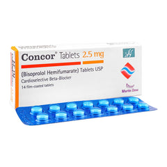 Martin Dow Concor Tablet, 2.5mg, 14-Pack product image - Mamasjan