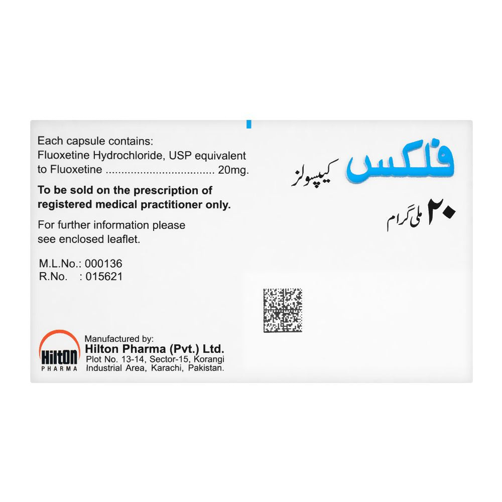 Hilton Pharma Flux Capsule, 20mg, 14-Pack product image 2 - Mamasjan