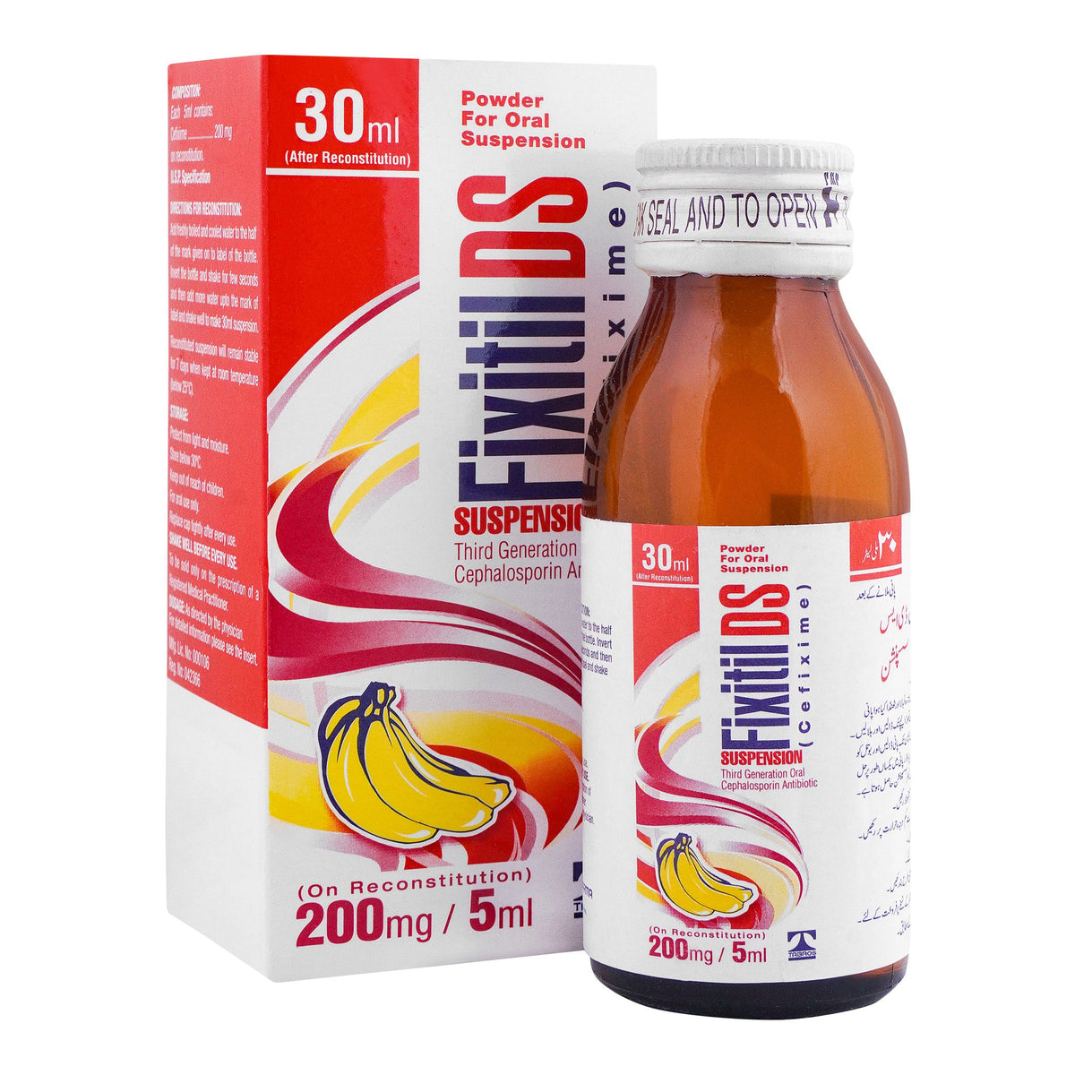 Tabros Pharma Fixitil DS Suspension, 30ml product image - Mamasjan