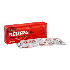 Searle Relispa Tablet, 40mg, 20-Pack product image - Mamasjan