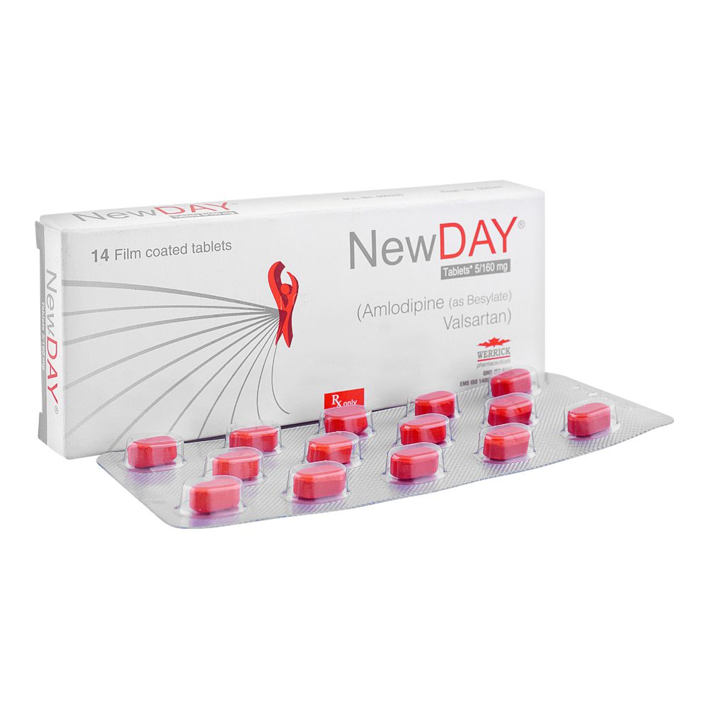 Werrick Pharmaceuticals Newday Tablet, 5mg/160mg, 14-Pack product image - Mamasjan
