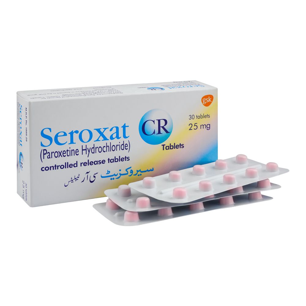 GSK Seroxat CR Tablet, 25mg, 30-Pack product image - Mamasjan