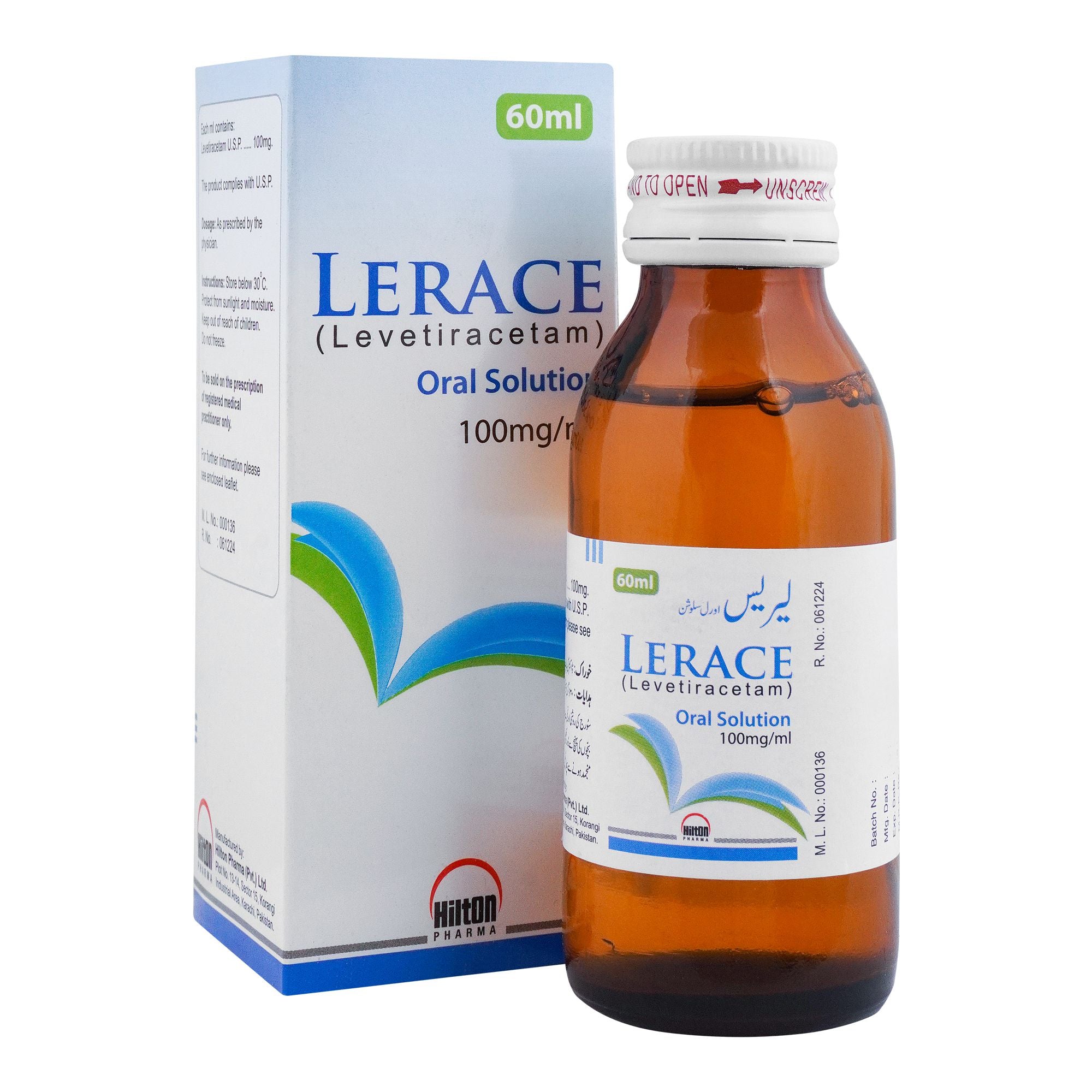 Hilton Pharma Lerace Oral Solution, 60ml product image - Mamasjan