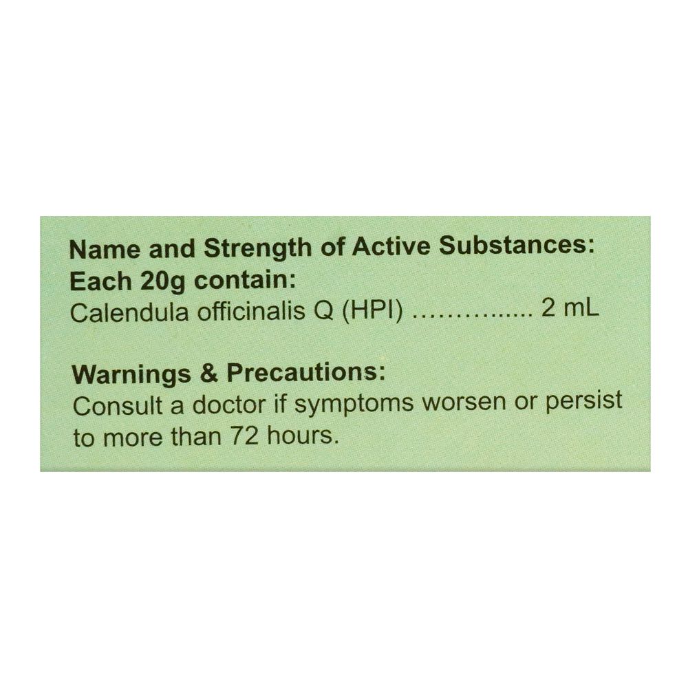 Paul Brooks Homoeo Labs Calendula Medicated Cream, 20g product image 2 - Mamasjan