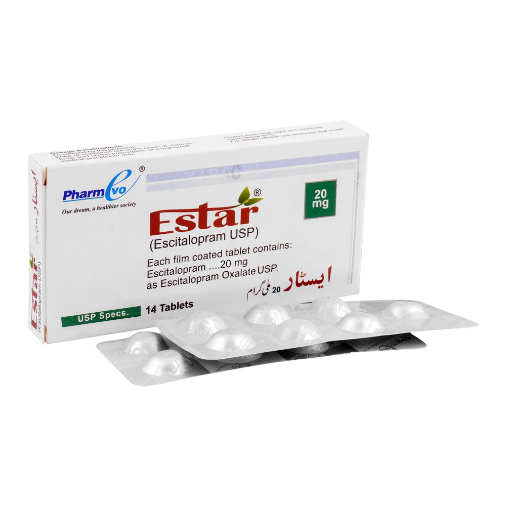 PharmEvo Estar Tablet, 20mg, 14-Pack product image - Mamasjan