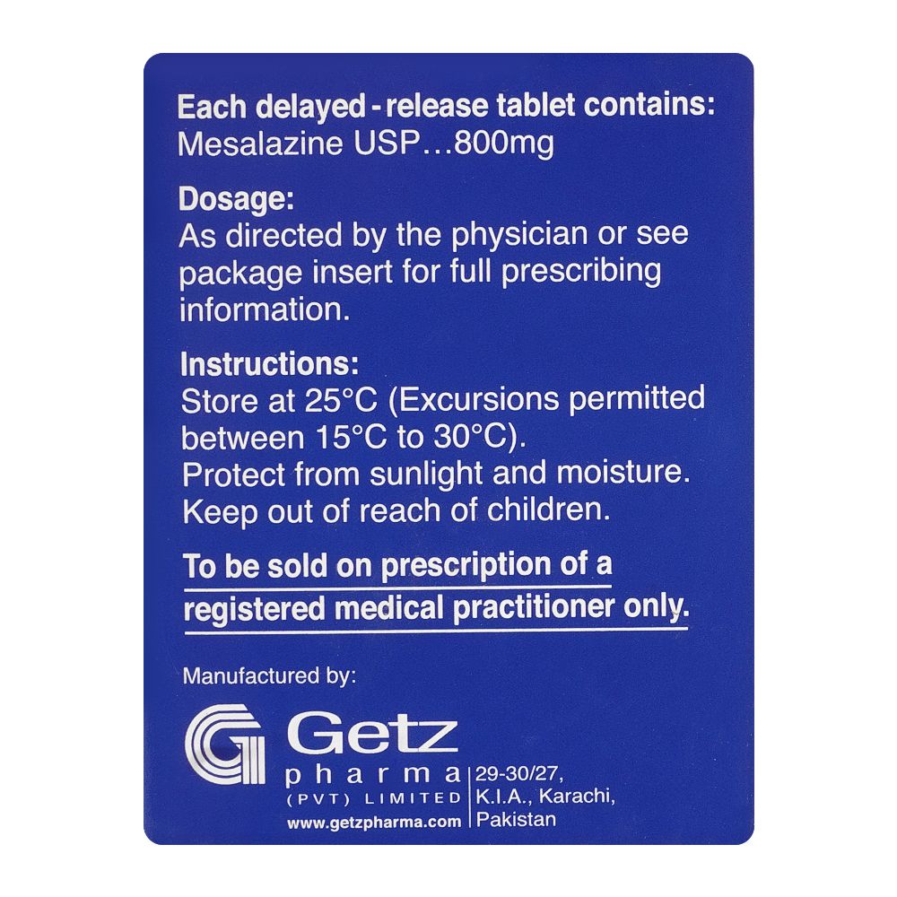 Getz Pharma Masacol Tablet, 800mg, 30-Pack product image 3 - Mamasjan