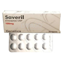 Saveril Tablets 100mg (1 Strip = 10 Tablets)