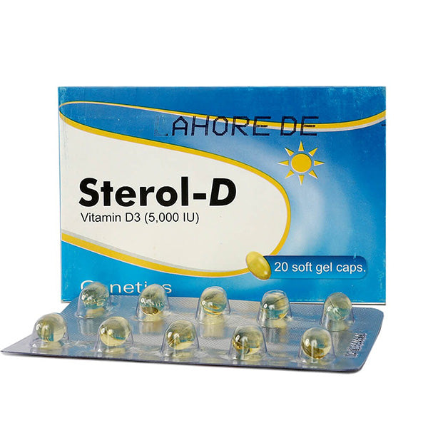 Sterol-D Softgel Capsules 5000IU (1 Strip = 10 Capsules)
