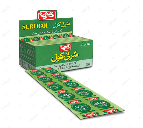 Qarshi Surficol Tablets (1 Strip = 10 Tablets)