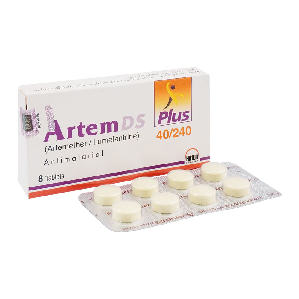 Hilton Pharma Artem DS Plus Tablet, 40/240mg, 8-Pack product image - Mamasjan