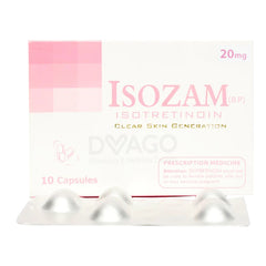 Isozam Capsules 20mg (1 Box = 1 Strip)(1 Strip = 10 Capsules)