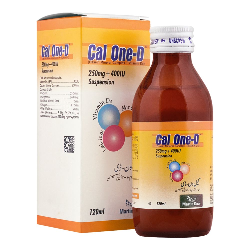 Martin Dow Cal One-D Suspension, 120ml product image - Mamasjan