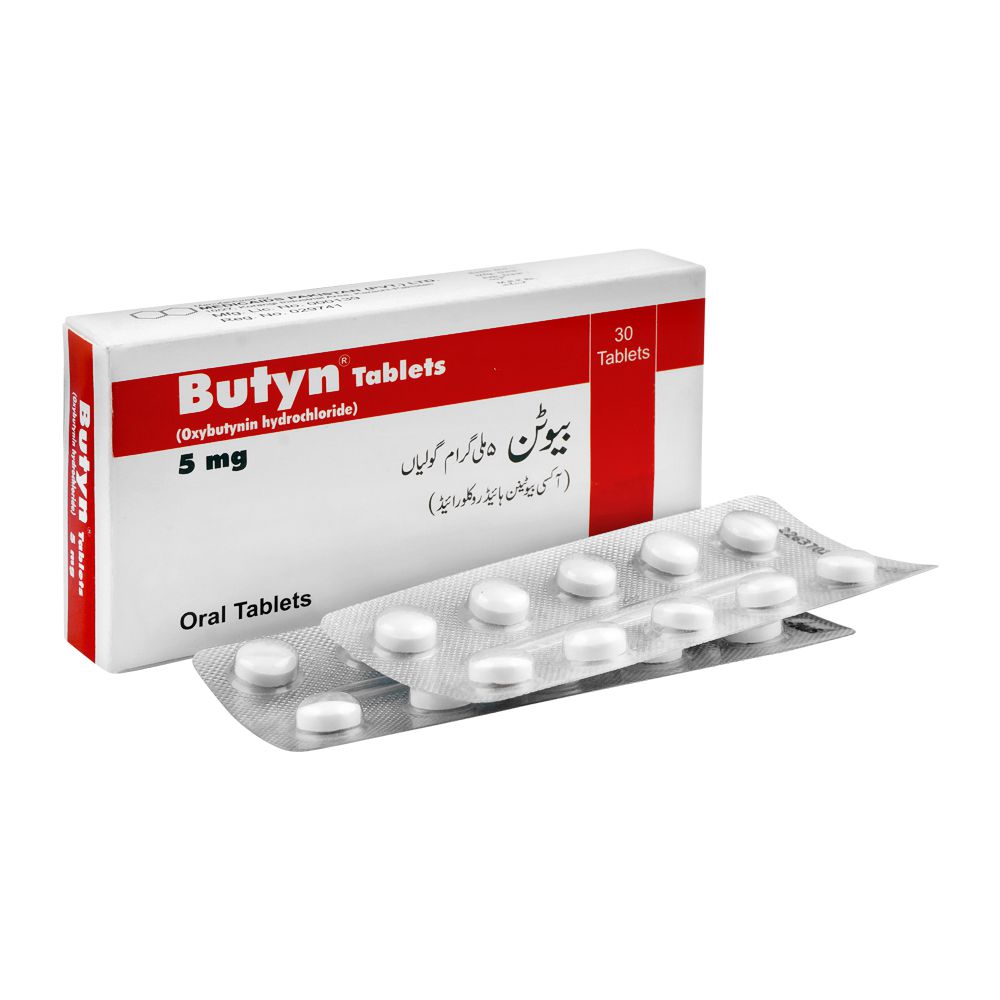 Medicaid Pakistan Butyn Tablet, 5mg, 30-Pack product image - Mamasjan