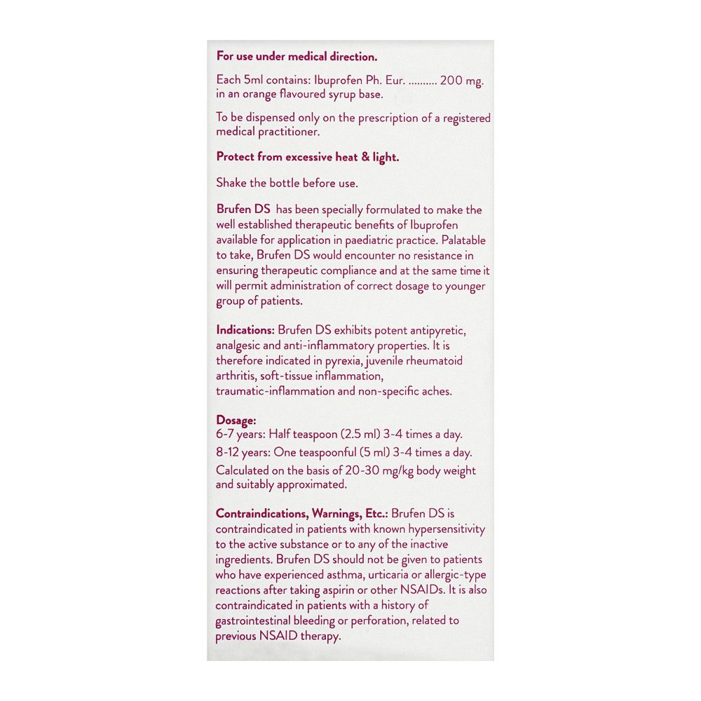 Abbott Brufen DS Suspension, 90ml product image 3 - Mamasjan